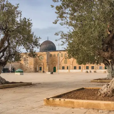 Kudüs turu, Al-Aqsa Camii ve Mescidi Aksa avlusu
