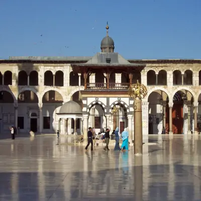 Suriye turu, Şam Ulu Camii avlu manzarası