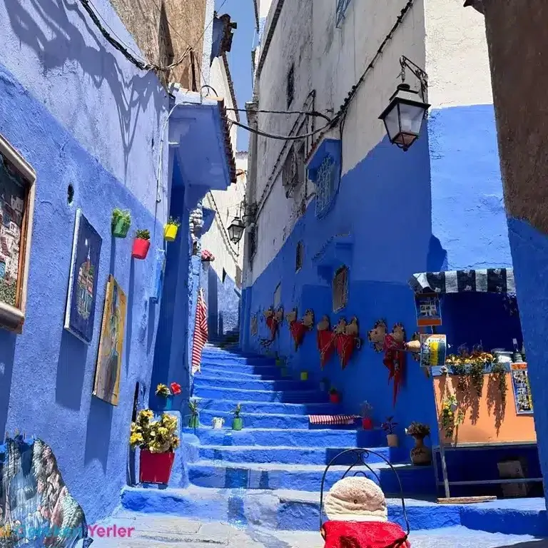 Fas turu, Chefchaouen mavi medina sokakları