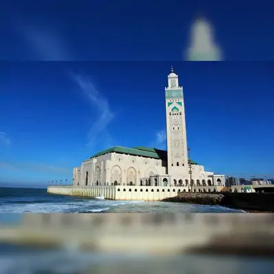 Fas turu, Casablanca Hassan II Camii manzarası