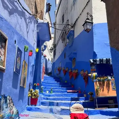 Fas turu, Chefchaouen mavi medina sokakları